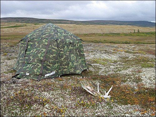 Remote Hunting Camp in Alaska